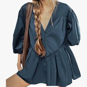 Free People Wrapped In Love Tunic, SMALL
